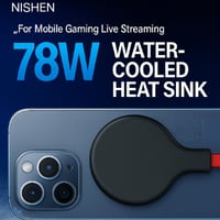 مروحة تبريد مائي نيشن للجوال والايباد بثلاث سرعات...