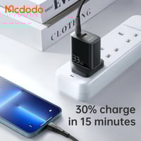 فيش جداري بقوة 33W + كيبل تايب سي الى تايب سي بطول...