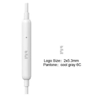 سماعة للايفون ( لايتنينق ) مع ازرار تحكم بالصوت تد...