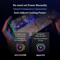 مروحة تبريد مائي للجوال و الايباد B6X خاصية المغنا...