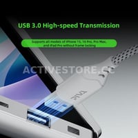 وصلة 4in1 منفذ HDMI + منفذ USB لنقل الصوت + تايب س...