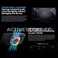 مروحة تبريد مائي اصدار 6 PRO للجوال والايباد | RED...