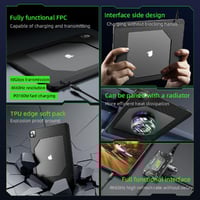 كفر بيفا للايباد سليكون بفتحة للمروحة ومنفذ تايب س...