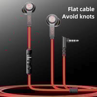 سماعة اذن سلكية محيطية للألعاب مع ازرار تحكم ومايك...