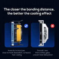 مروحة تبريد مائي 2in1 للجوال بخاصية المغناطيس و مش...