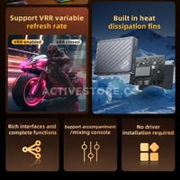 قطعة 5in1 لنقل الصوت والصورة للبث المباشر 4k144Hz...