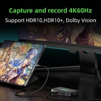 وصلة DS7 PRO تايب سي 7in1 مع كيبل اضافي لبث الجهاز...