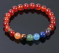 اسورة عقيق الاحمر ( كارنيليان ) مع احجار مناسبة لل...