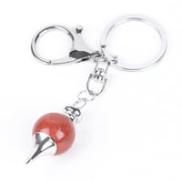 سلسة مفاتيح بندولي من حجر ريد جاسبر