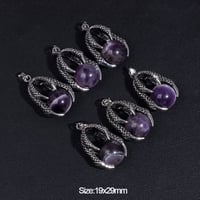 قلادة من حجر جشمت الامثيست ( Amethyst )