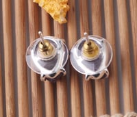 اقراط حجر لابيزلازولي طبيعي