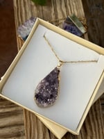قلادة اميثيست ( جشمت ) خام