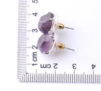 اقراط حجر عقيق الاسود ( Black Agate )