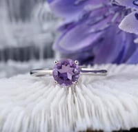 خاتم حجر جشمت ( Amethyst )