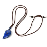 قلادة جناح من حجر افنتورين (Green Aventurine )