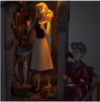 مجسم ديزني المضيء - سندريلا