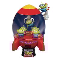 مجسم الفضائين والصاروخ الفضائي