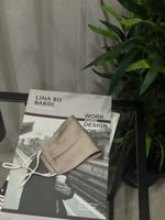 كمام حرير عسلي كسره بمثبت انف