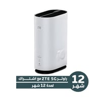 راوتر 5G مع شريحة Go انترنت منزلي مفتوح لمدة 1 سنة...