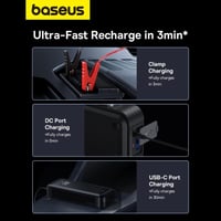Baseus Super Capacitor Car Jump Starter 3000A 12V،...