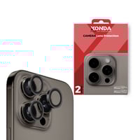 زوندا حماية كاميرا ايفون 16 برو/ 16 برو ماكس (2 حب...