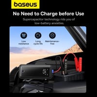 Baseus Super Capacitor Car Jump Starter 3000A 12V،...