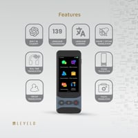 مترجم صوتي Levelo FluentLink متصل وغير متصل بالانت...