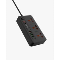 بورودو توصيلة بمؤقت ذاتي 3 افياش طاقة و 4منافذ USB...