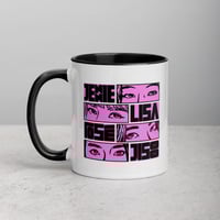 كوب بطباعة عضوات بلاكبينك Blackpink ملون من الداخل...