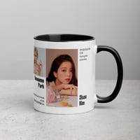 كوب بطباعة عضوات بلاكبينك Blackpink ملون من الداخل...