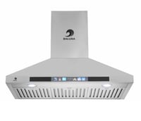 شفاط هرمي 90 سم بلورا قوة شفط 1000 واط