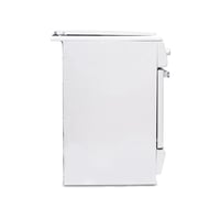 فرن كهرباء يوجين 60x60 سم ,4 شعلات, أبيض