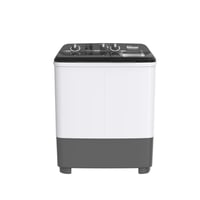 غسالة جبسون حوضين 7 كيلو غطاء أسود