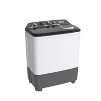 غسالة جبسون حوضين 12 كيلو غطاء أسود