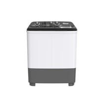 غسالة جبسون حوضين 12 كيلو غطاء أسود