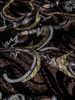 مخمل شيفون بلمعه ذهبيه