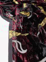 مخمل شيفون بلمعه ذهبيه