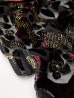 مخمل شيفون بلمعه ذهبيه ،