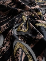 مخمل شيفون بلمعه ذهبيه