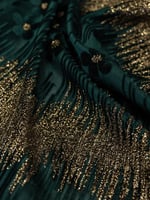 مخمل شيفون على سترتش بلمعه ذهبيه