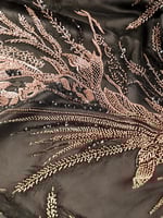 تل مطرز مشغو شك بالخرز والترتر