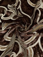 مخمل شيفون بلمعه ذهبيه