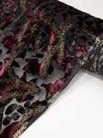 مخمل شيفون بلمعه ذهبيه ،