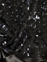 تل مطرز مشغو شك بالخرز والترتر