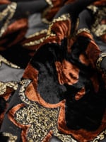 مخمل شيفون بلمعه ذهبيه