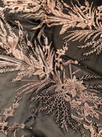 تل مطرز مشغو شك بالخرز والترتر