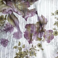 شيفون حرير مقلم