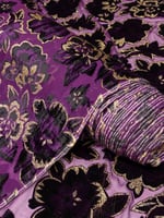 مخمل شيفون بلمعه ذهبيه