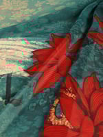 شيفون مشجر عرضين