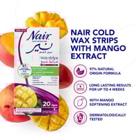 نير شرائح شمعية لإزالة الشعر بالمانجو 20 شريحة